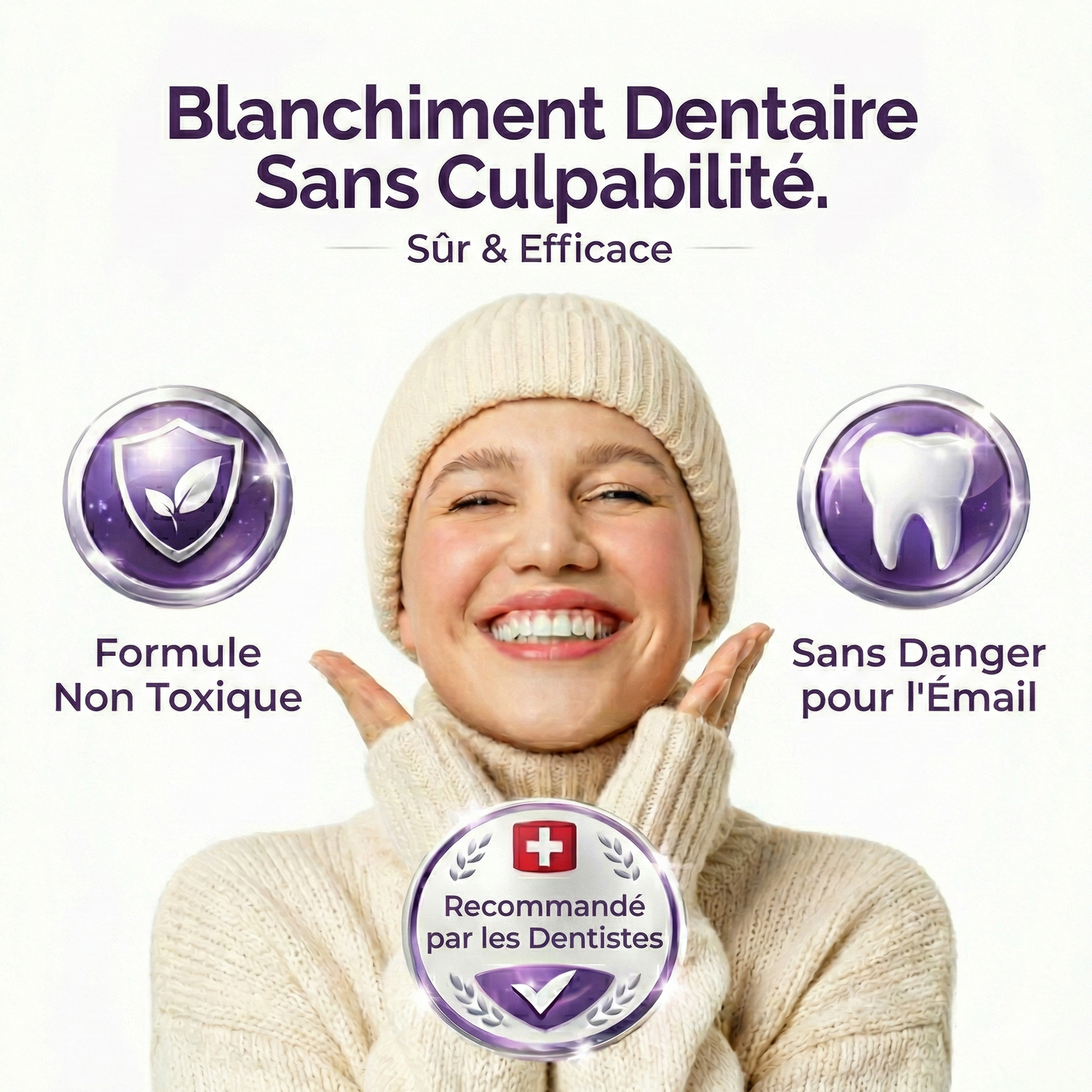 Bande blanchissant dentaire