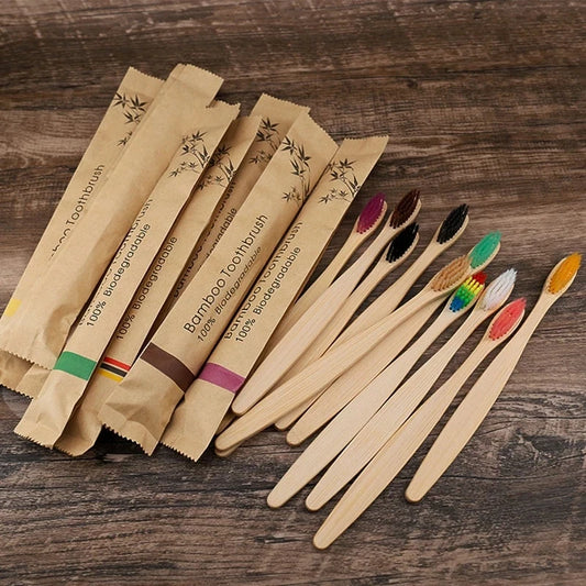 Brosse à dents en bambou naturel